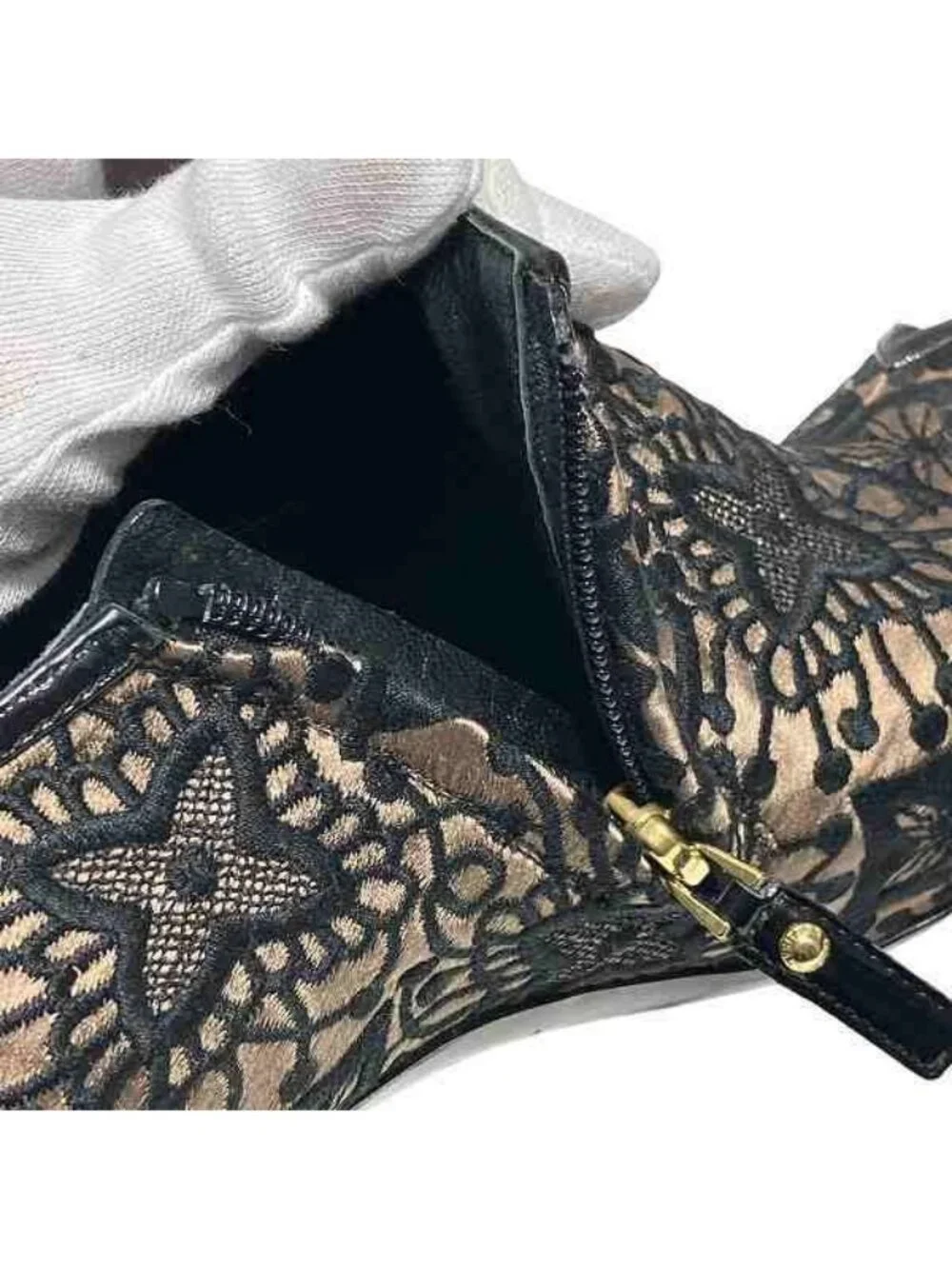 Louis Vuitton Satin Studded Booties High Heels Branded Accessories Pumps - Picture 9 of 9